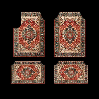 Entryway Door Mats, One-Piece Drop Shipping | Avtomobil döşəmə paspasları - special-shaped-floor-mats-13-4565cm-front-row-two-pieces