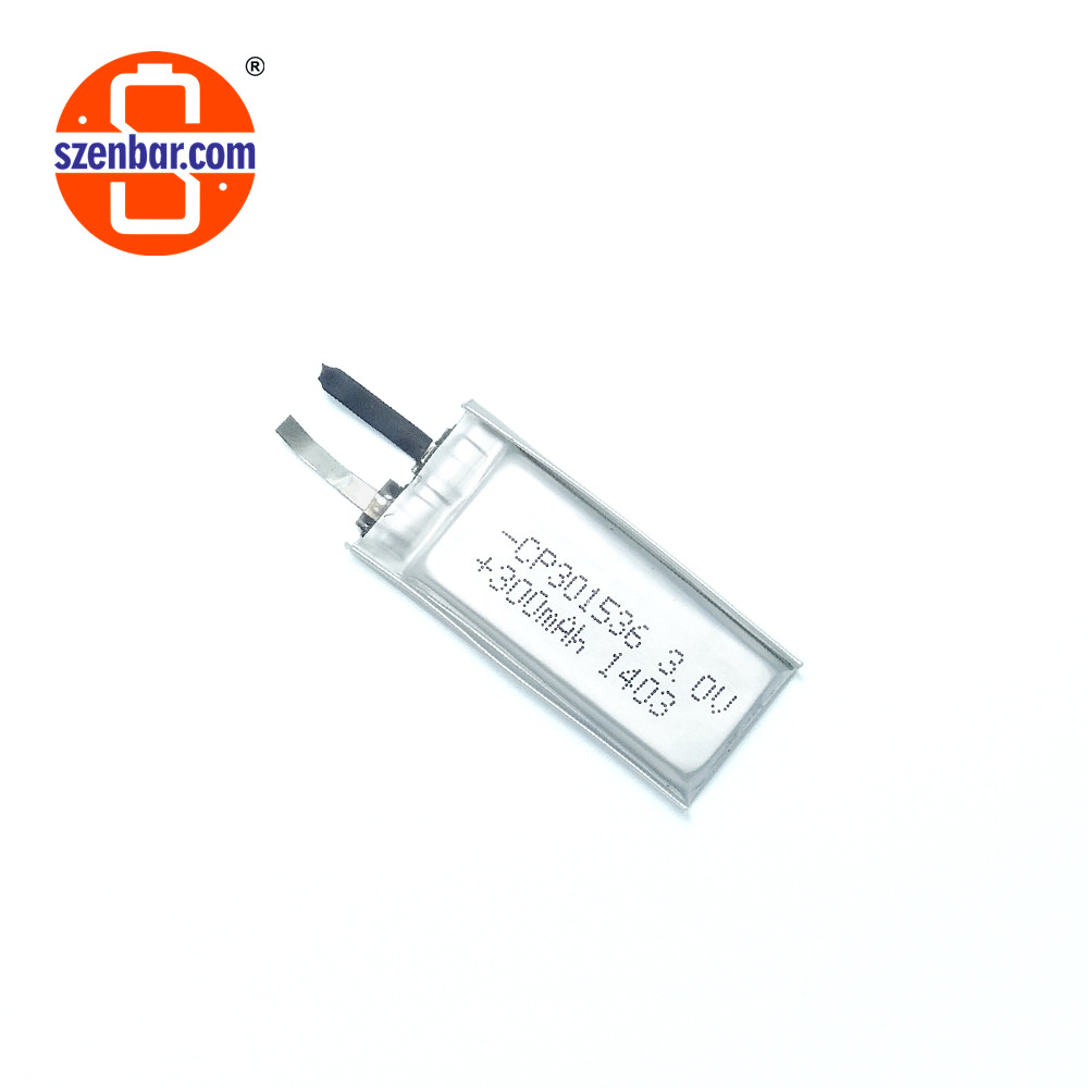 强势供应智能卡 学生卡使用超博软包锂锰电池CP301536 300MAH 3V