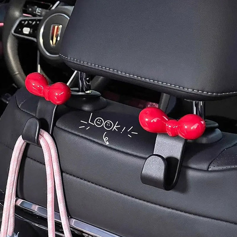 ドーパミンボウカーフック車のシートバックフック車内収納ピンクガールズカー装飾