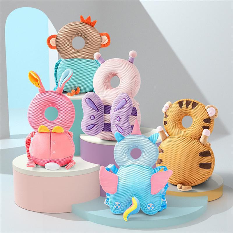 Protector de cabeza para bebés de 1 a 3 años, cojín de seguridad para la espalda