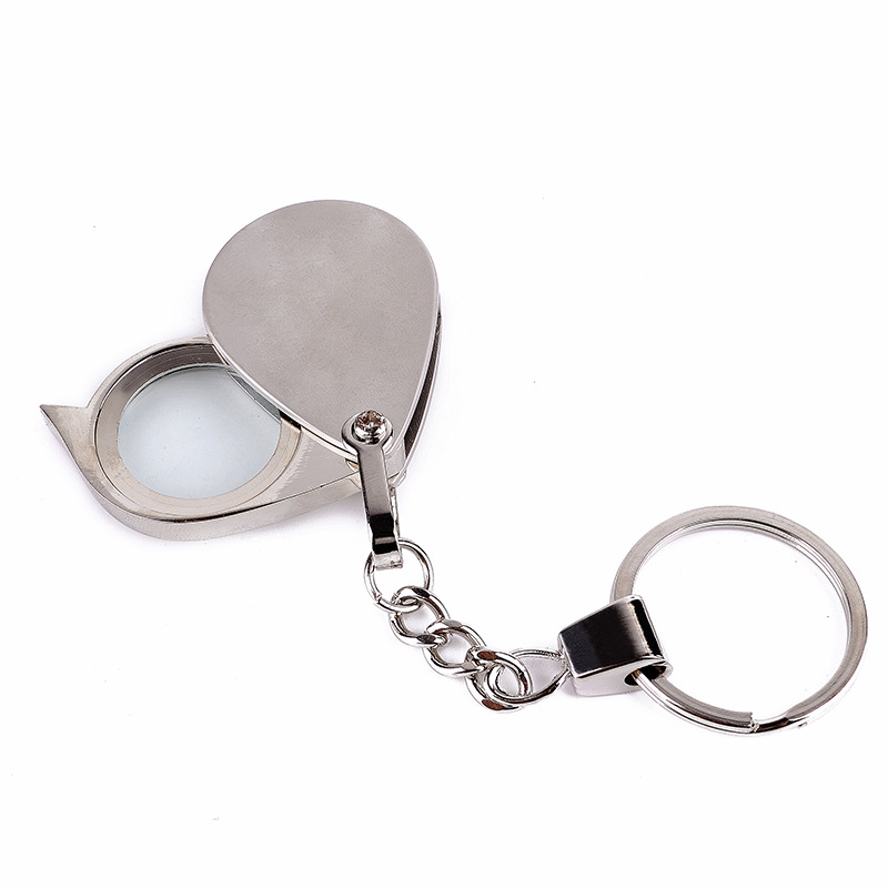 放大镜迷你折叠高清老人阅读便携式微型小型随身小巧老年钥匙扣