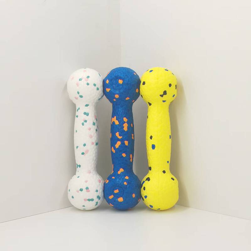 ポップコーン型の犬用おもちゃ、ETPUダンベル、超軽量、噛みつきに強く、お手入れ簡単、噛み砕けない、ペットの訓練とインタラクティブな遊びに|undefined