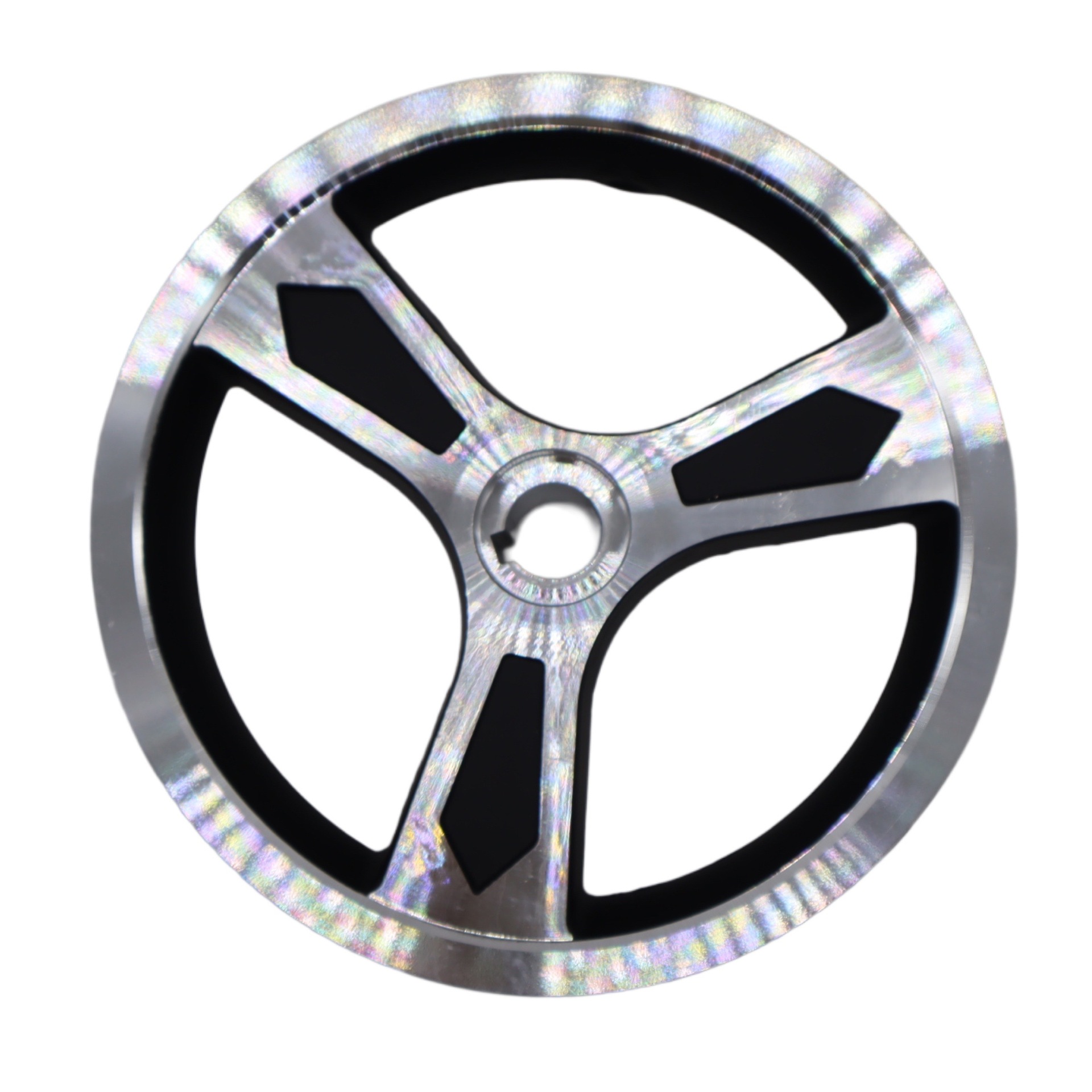 10英寸铝合金键槽轮毂10x210x2.12510x2.50实心胎内外胎轮椅车