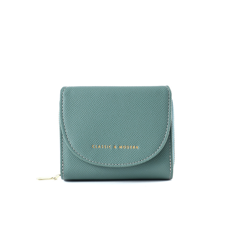 Nueva cartera de las mujeres de color sólido corto todo partido titular de la tarjeta 2023 verano simple transfronterizo monedero fuente fabricante