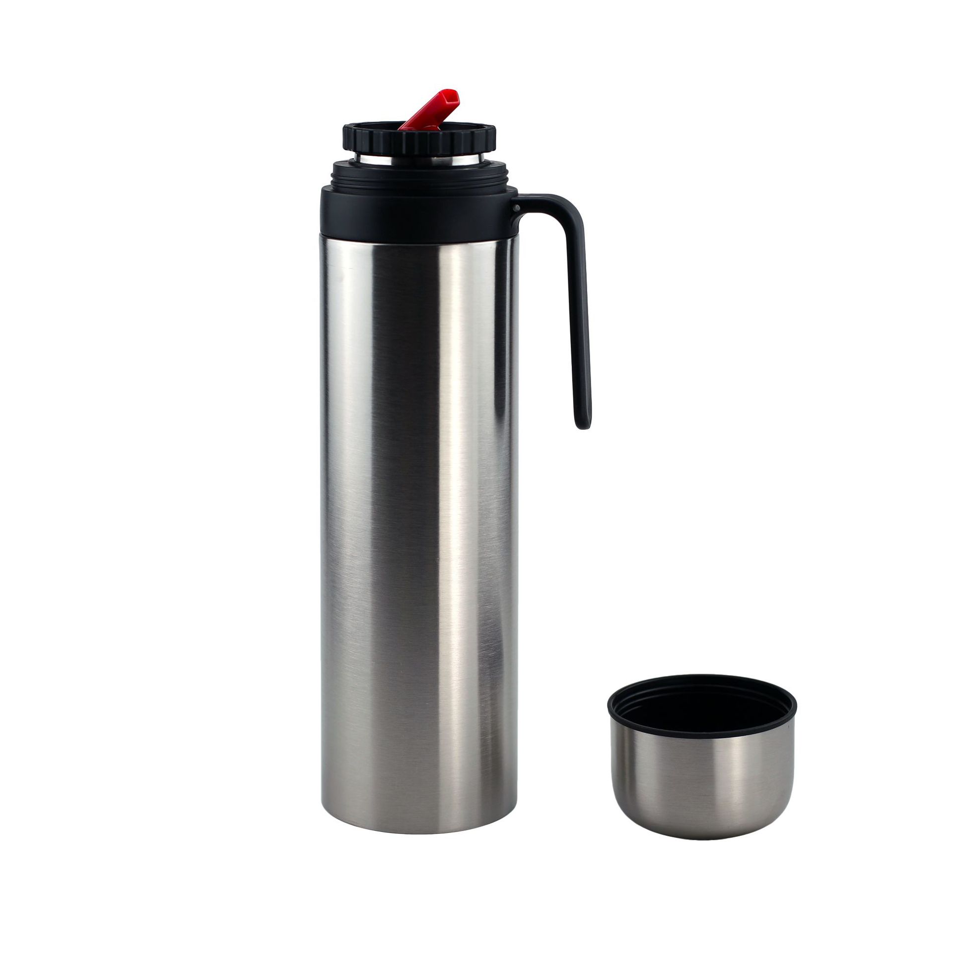 Mate cup Sudamérica 1000ML mango de gran capacidad mate tetera de aislamiento de calor 304 taza mate de acero inoxidable