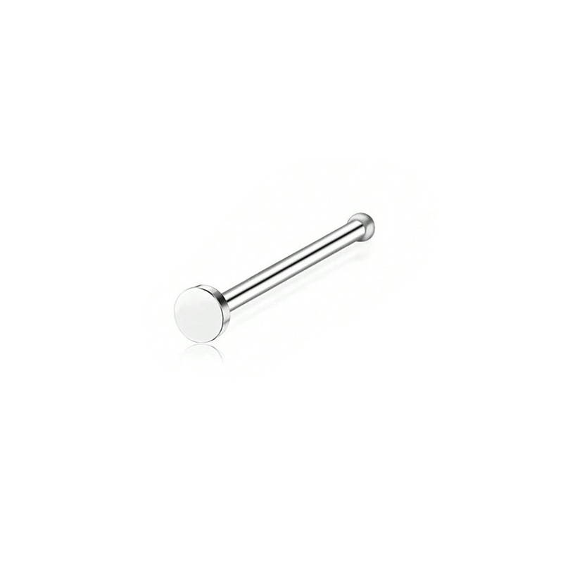 Edelstahl Nasenstecker Mit Herz Und Mond Motiv 20g Piercing_voghion.com