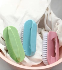 Laundry brush, soft bristle brush, shoe magic tool, shoe-friendly multi-function cleaner, long handle handheld board brush, three-sided shoe brush