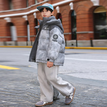 男童羽绒服2025新款中长款加厚冬季中大童儿童户外男宝宝外套批发