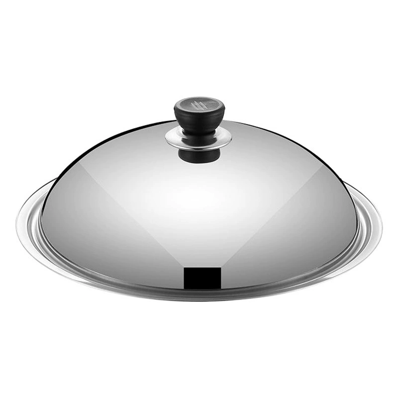 Прямые поставки с фабрики, немагнитная крышка кастрюли 201, крышка из песочной нержавеющей стали, полностью стальная крышка кастрюли из нержавеющей стали, крышка штатива