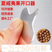 定制夏威夷果开口器碧根果开果镀锌坚果开壳器 1.3mm开口钥匙工具