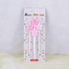 Colorful golden birthday candle long pole golden five -pointed star love candle cake big threaded gold plating candle