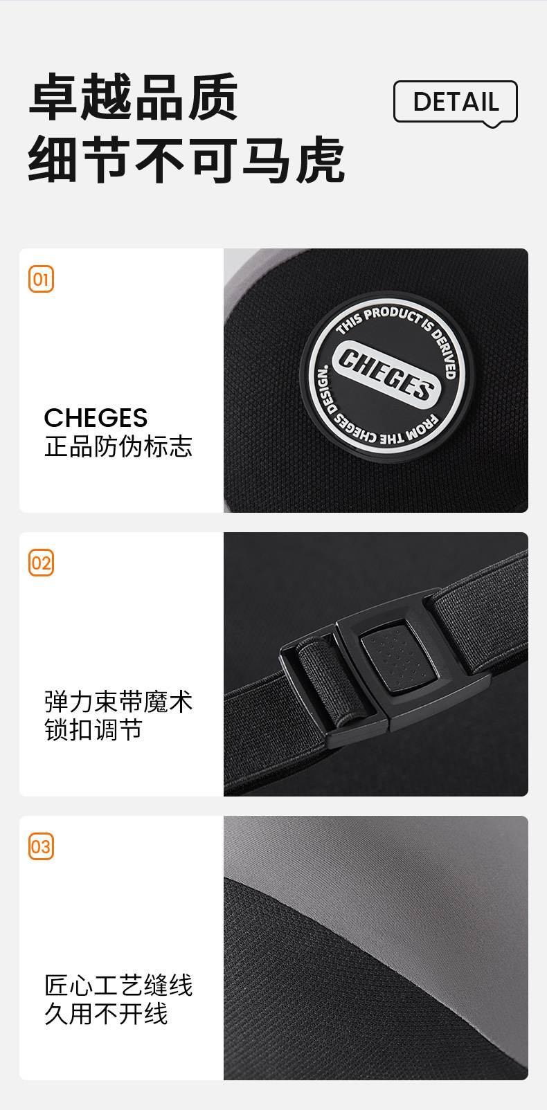 Car headrest with heating, electric massage, memory foam pillow, car seat neck heating pad, lumbar support, manufacturer OEM customization