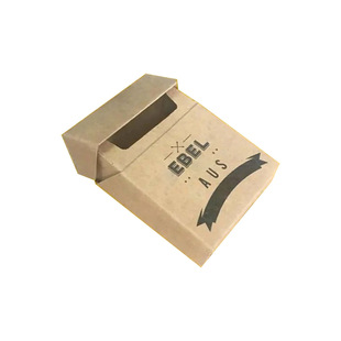 Wholesale Small Size Easy to Carry Empty Cigarette Box Carton Classic Clamshell Box Material Custom Cigarette Packaging Box