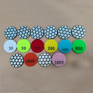Diamond Dry Grinding Sheet Stone Marble Granite Quartz Glass Polishing Sheet 2 Inch New Dry Grinding Sheet