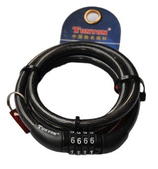 TY532 universal bicycle lock anti-theft password lock password wire lock circle lock mountain bike riding equipment