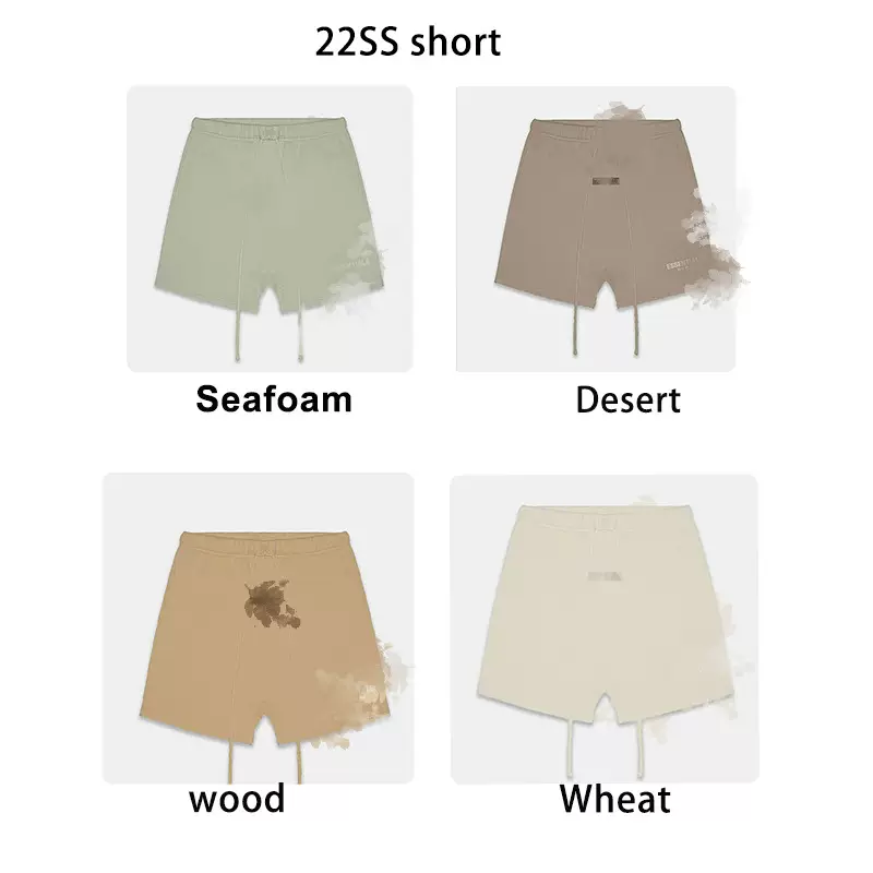 2022SS shorts (Front White Velvety Letter)