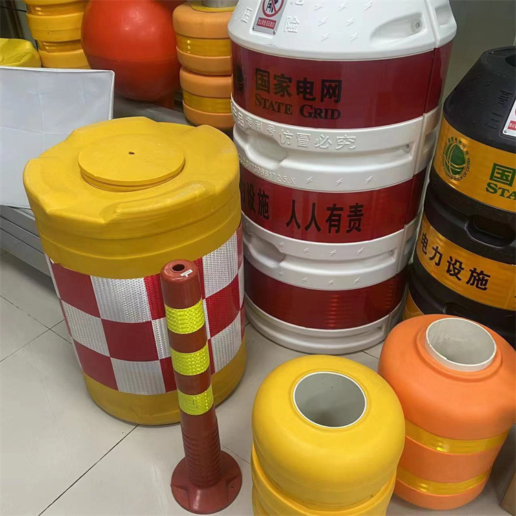 道路旋转式防撞护栏反光桶 抗冲击EVA高弹性聚氨酯PU防撞桶防撞条
