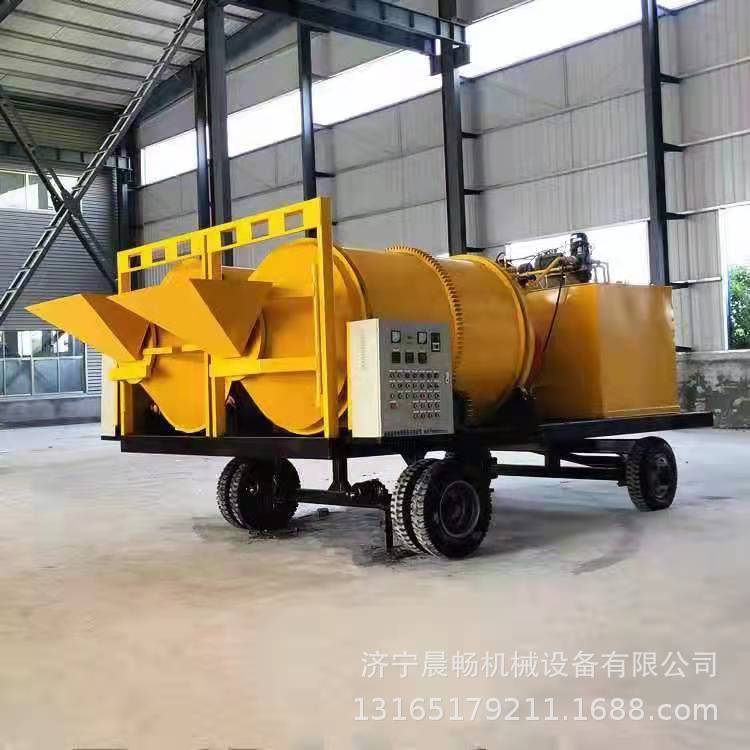 车载沥青拌合机 混凝土小型搅拌机 全自动加热沥青拌和机