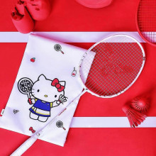 hellokitty凯蒂猫羽毛球拍全碳素单支4u男女超轻耐打成人单拍