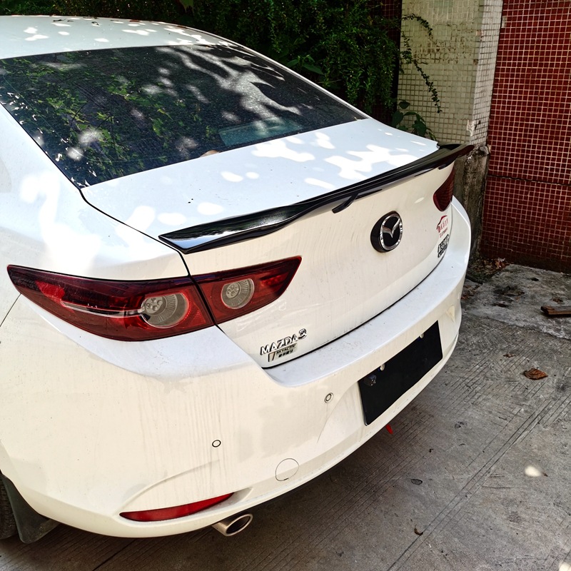 Suitable for 2020-2024 Mazda 3 Next Generation Rear Wing New Angkesela Modified R Style Fixed Wing