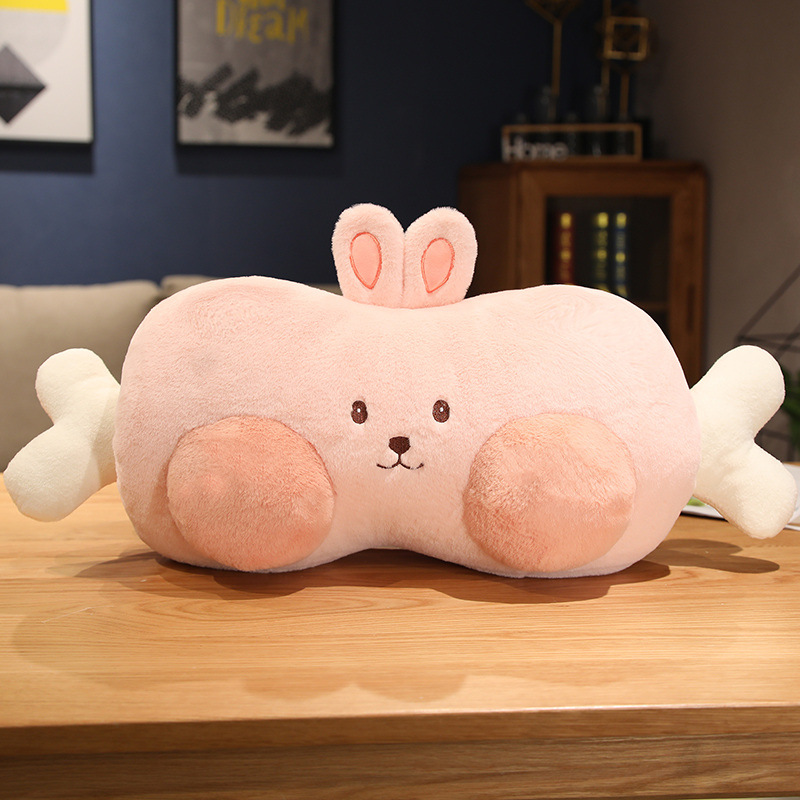 Cojín Oficina cintura almohada larga-Sentada cintura soporte hueso cintura almohada asiento cintura cojín silla cojín trasero asiento pequeño almohada