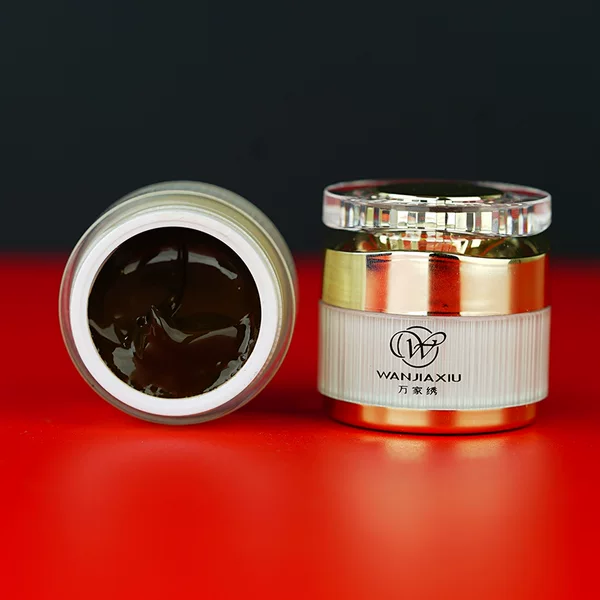 Wanjia Embroidery Pigment Paste for Manual Application, Specialized for Eyebrow Lines, Long-Lasting and Non-Fading Eyebrow and Eyeliner Pigment