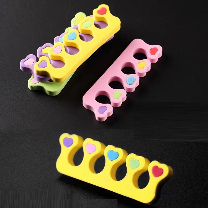 Manicure Heart-shaped Split-finger Cotton Sponge Hand and Toenail Separator Toe Separator Coating Separation Nail Polish Manicure Tools Supplies Manicure Heart-shaped Split-finger Cotton Sponge Hand and Toenail Separator Toe Separator Coating Separation Nail Polish Manicure Tools Supplies