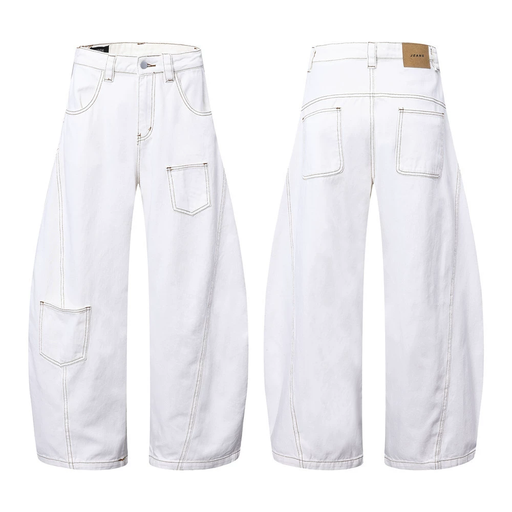 Design jeans, men's trousers, loose fit, trend of season