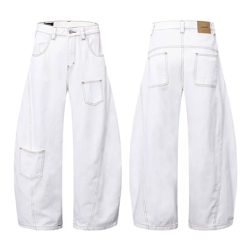 Design jeans, men's trousers, loose fit, trend of season