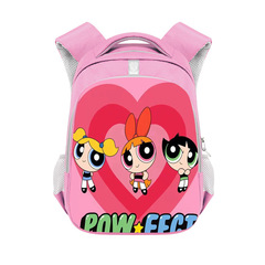 新款飛天小女警學生卡通背包可愛粉色減負書包雙肩包包跨境批發熱