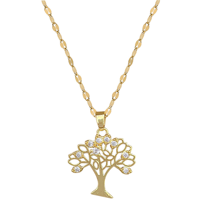 Gorgeous Diamond Collarbone Necklace - Luxury Temperament Chain_voghion.com