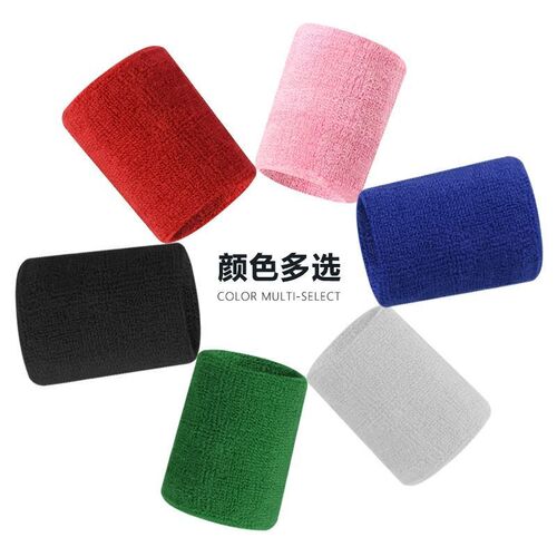 Towel wristband knitted fitness running dance basketball football wipe sweat male bodybuilder female sports cotton wristband wholesale