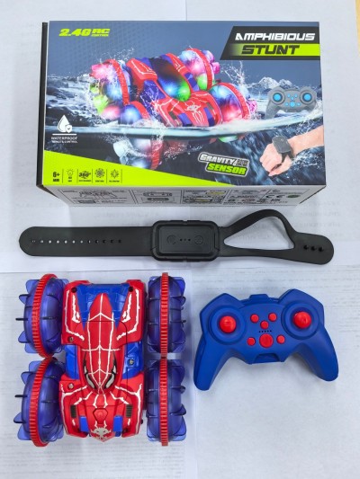 Control remoto dual acrobático anfibio de doble cara.