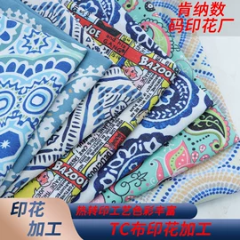 其他混纺面料;印花、扎染布;涤纶面料
