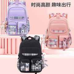 新款小學生書包大容量1-3-6年級減負兒童女生雙肩包可愛公主背包