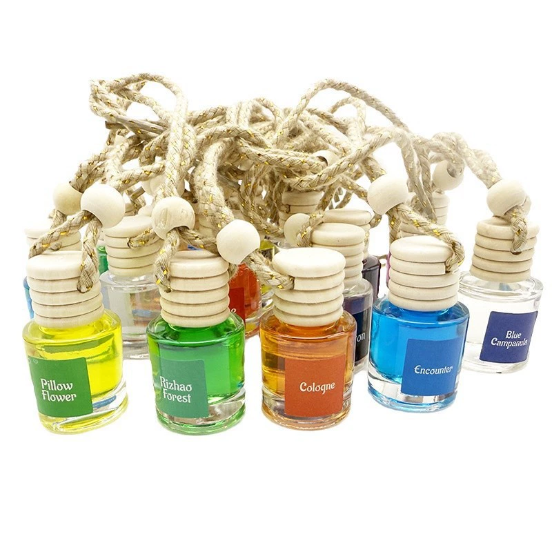 Aromatherapy for auto, bottle, rear view mirror, perfume, pendant