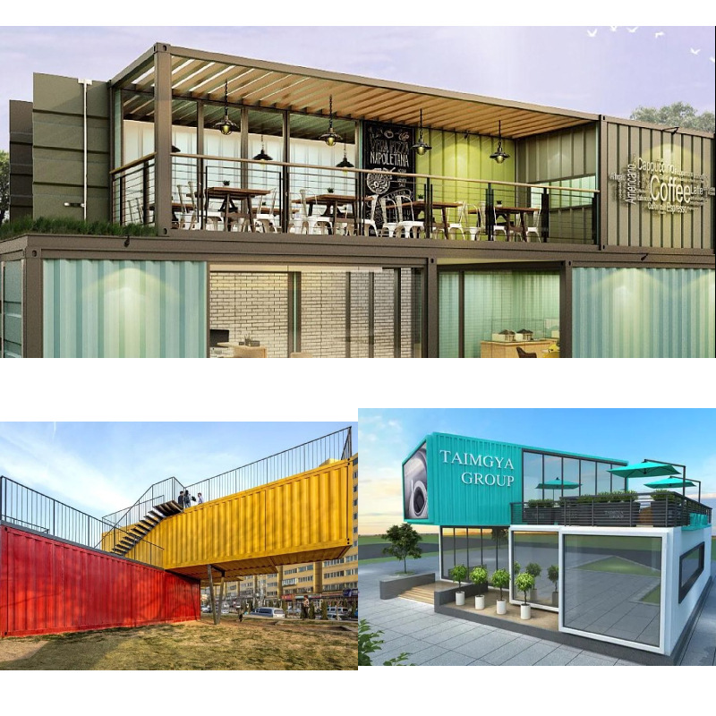 集装箱式创意街创意集装箱式房酒店商铺办公室室外移动智能防爆柜