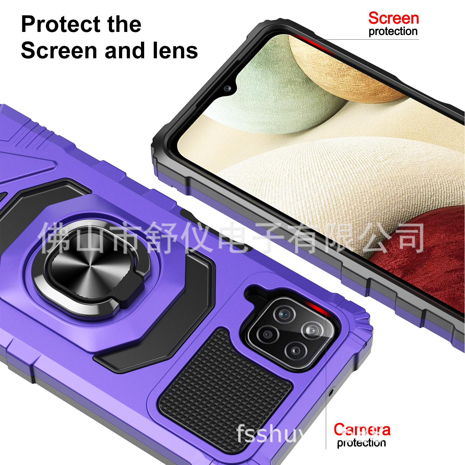 适用三星SAM A01欧版A11 A51 A71 4G二合一保护套F52 F62手机壳