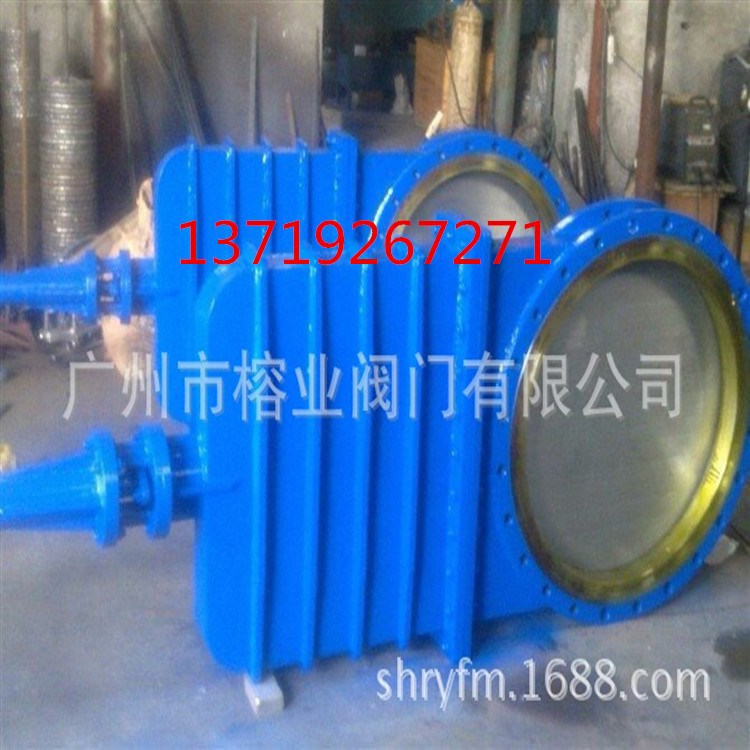 PZ73F-16-25P刀型闸阀电动闸阀气动闸阀304不锈钢闸板门闸门拍门