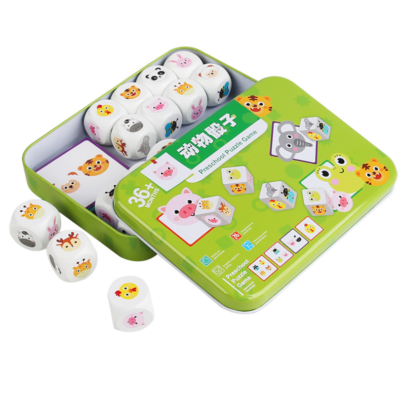 Juguetes de dibujos animados para niños dados de forma cognitiva puzzle puzzle de madera