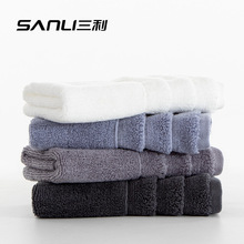[新款方巾]三利毛巾素色方巾儿童洗脸巾宝宝擦手巾成人吸水小毛巾