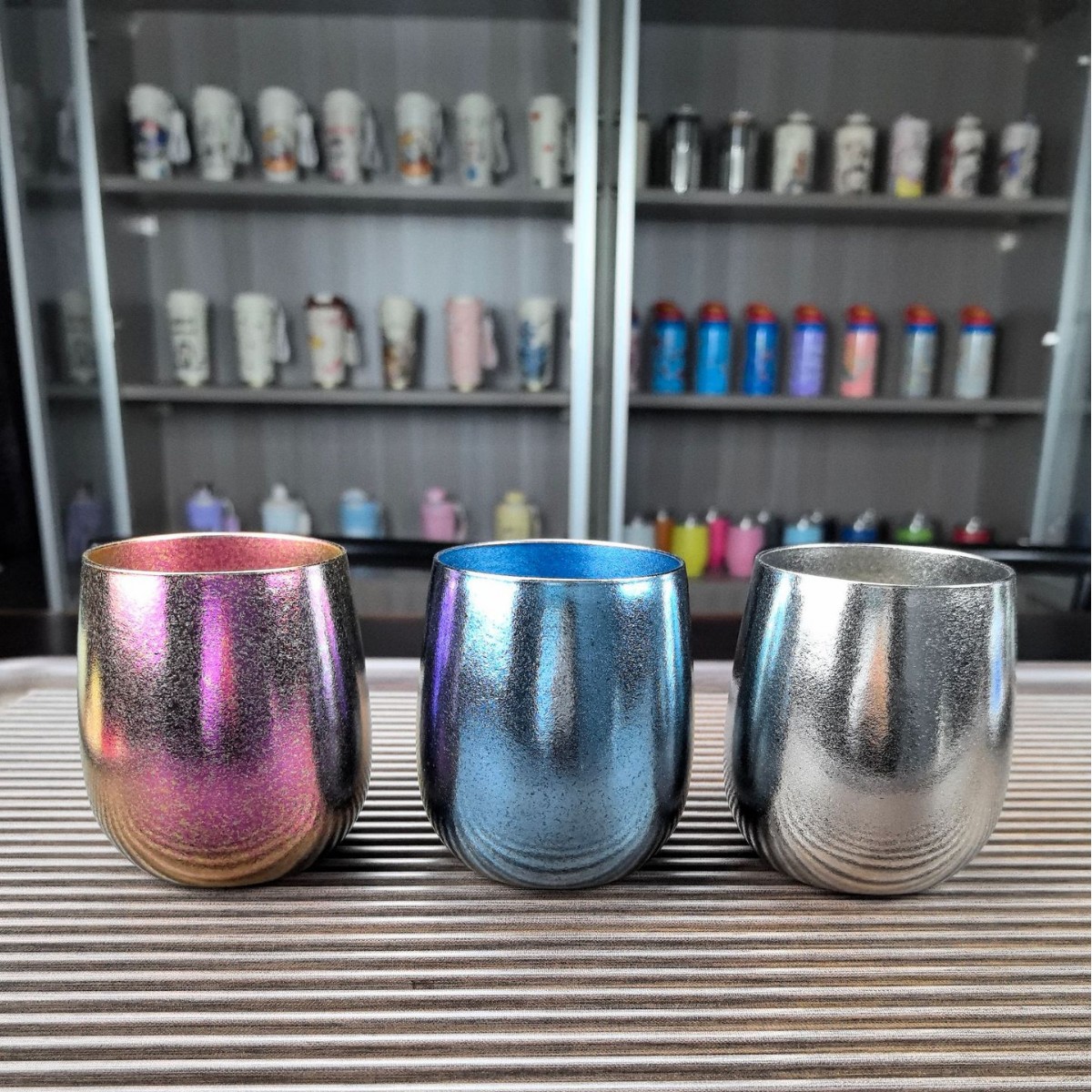 Pure titanium tea cup, tea ceremony main character cup, high aesthetic value household drinking cup, pure titanium wine cup, kung fu tea cup, egg cup