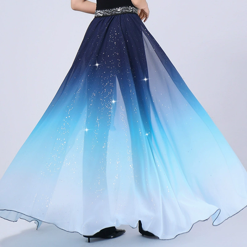 Форма одежды пояс градиент блестки развевающиеся пряжи новый элегантный стиль