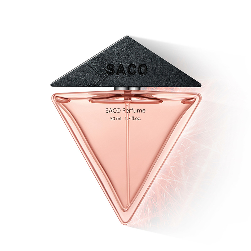 SACO, yo no puedo imaginar, fragancia de mujer, fragancia duradera, fragancia femenina, fragancia fresca, rosa, caja de regalo.