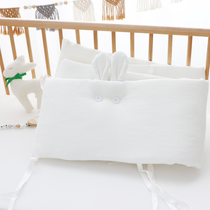 Crib Bed Surround Pure Cotton Newborn Anti-Collision Bed Cloth Baby Fence Kidsren's Bedding Set Four E18