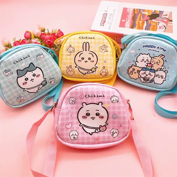 Girl's Heart Cartoon Shoulder Bag Clove Giika Wow Usaki Small Eight Children's Portable Out PU Small Satchel