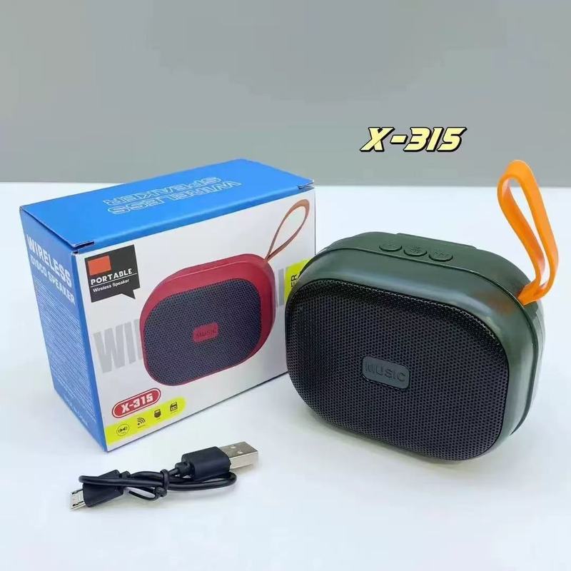 X-315蓝牙音箱低音炮户外骑行家用大音量插卡便携式小型迷你音响|undefined