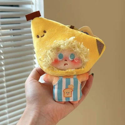 Pluş açarlıqlar – Freckles Keychain Toy Accessory - banana-yellow-explosion-pendant