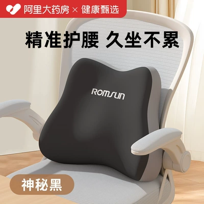 Zhebao Lumbar Support Pillow Cushion Waist support - ergonomics-supporting-waist-support-mysterious-black
