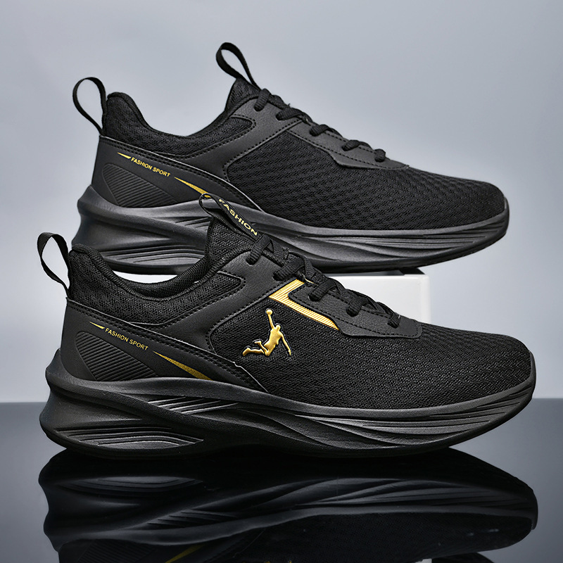 Kobe Bryant Running Shoes Men's Sports Spring New Mesh Breathable Shoes Lightweight Black Casual Running Shoes